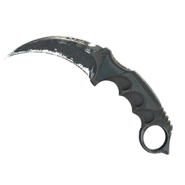 ★ StatTrak™ Karambit | Night (Battle-Scarred)