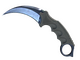 ★ Karambit | Blue Steel (Battle-Scarred)