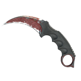 ★ StatTrak™ Karambit | Crimson Web (Battle-Scarred)