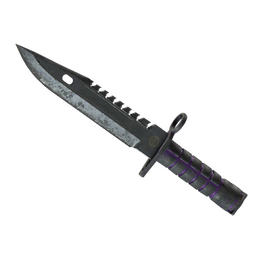 ★ StatTrak™ M9 Bayonet | Ultraviolet (Battle-Scarred)