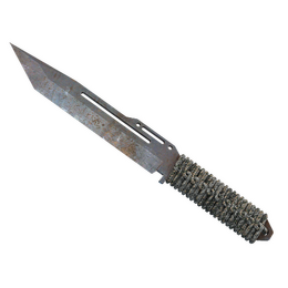 ★ Paracord Knife | Rust Coat (Well-Worn)