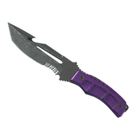 ★ Survival Knife | Ultraviolet (Battle-Scarred)