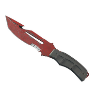 ★ StatTrak™ Survival Knife | Crimson Web (Battle-Scarred)