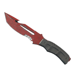 ★ Survival Knife | Crimson Web (Battle-Scarred)