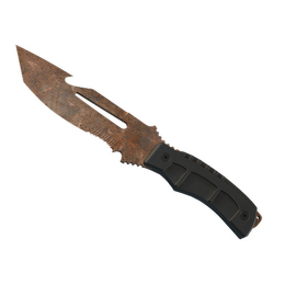 ★ Survival Knife | Rust Coat (Battle-Scarred)