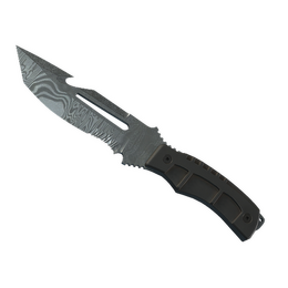 ★ Survival Knife | Damascus Steel (Battle-Scarred)