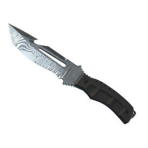 Survival Knife | Damascus Steel