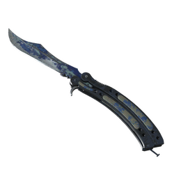 ★ Butterfly Knife | Bright Water (Battle-Scarred)