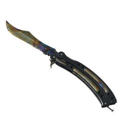 ★ Butterfly Knife | Case Hardened (Battle-Scarred)