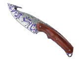 Нож с лезвием-крюком - Ручная роспись - 168x120