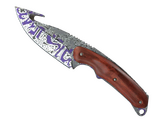 Нож с лезвием-крюком - Ручная роспись - 160x114