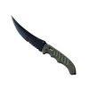 ★ StatTrak™ Flip Knife | Blue Steel (Battle-Scarred)