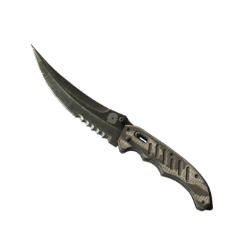 ★ StatTrak™ Flip Knife | Black Laminate (Battle-Scarred)