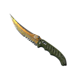 ★ StatTrak™ Flip Knife | Lore (Battle-Scarred)