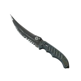 ★ StatTrak™ Flip Knife | Night (Battle-Scarred)