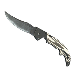 ★ Falchion Knife | Black Laminate (Minimal Wear)