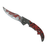 ★ Falchion Knife | Crimson Web (Battle-Scarred)