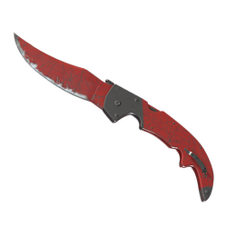 ★ Falchion Knife | Crimson Web (Field-Tested)