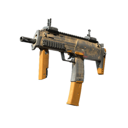 MP7 | Short Ochre (Battle-Scarred)