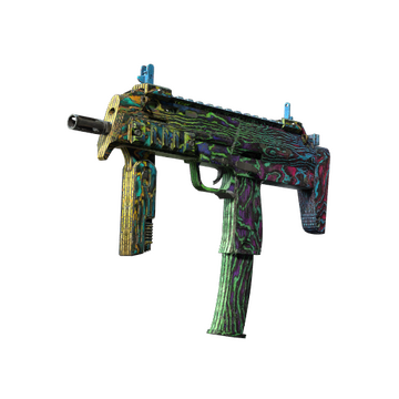 MP7 | Neon Ply (Battle-Scarred)