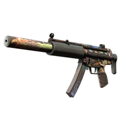 MP5-SD | Necro Jr. (Battle-Scarred)