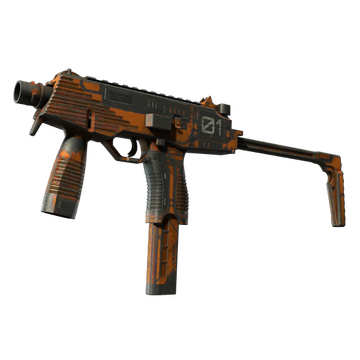 StatTrak™ MP9 | Modest Threat (Battle-Scarred)