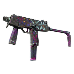 MP9 | Wild Lily (Battle-Scarred)
