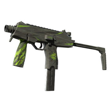 MP9 | Deadly Poison (Battle-Scarred)