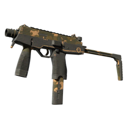 MP9 | Black Sand (Battle-Scarred)
