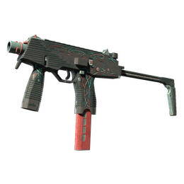 MP9 | Capillary (Battle-Scarred)