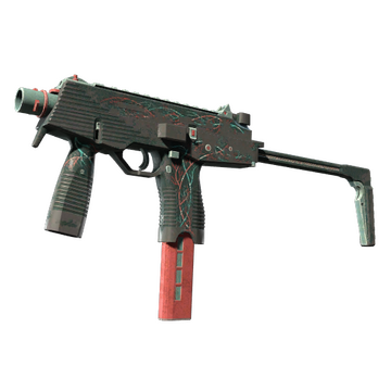 MP9 | Capillary (Battle-Scarred)