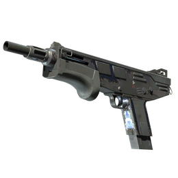 MAG-7 | Navy Sheen (Battle-Scarred)