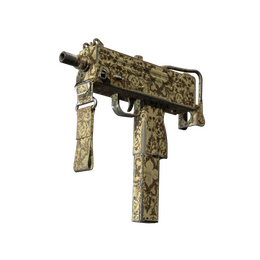 MAC-10 | Sienna Damask (Well-Worn)