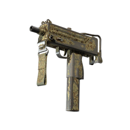 MAC-10 | Sienna Damask (Battle-Scarred)