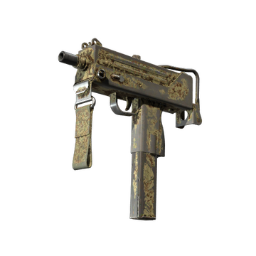 MAC-10 | Sienna Damask (Battle-Scarred)