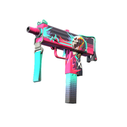 StatTrak™ MAC-10 | Neon Rider (Field-Tested)