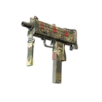 StatTrak™ MAC-10 | Monkeyflage (Battle-Scarred)