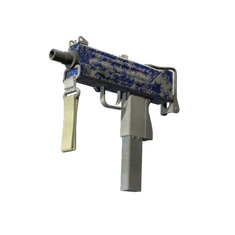 StatTrak™ MAC-10 | Lapis Gator (Battle-Scarred)