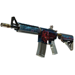 StatTrak™ M4A4 | Spider Lily (Well-Worn)