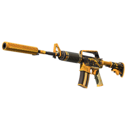M4A1-S | Golden Coil (Minimal Wear)