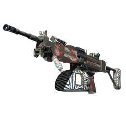 Negev | Dazzle (Battle-Scarred)