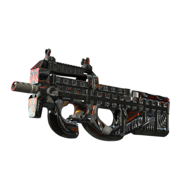 StatTrak™ P90 | Vent Rush (Battle-Scarred)