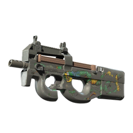 P90 | Emerald Dragon (Battle-Scarred)