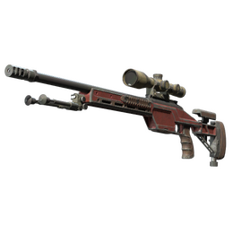 SSG 08 | Red Stone (Battle-Scarred)