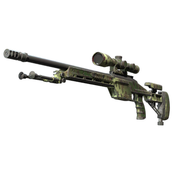 SSG 08 | Lichen Dashed (Well-Worn)