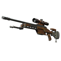 SSG 08 | Orange Filigree (Field-Tested)