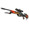 StatTrak™ SSG 08 | Dragonfire (Well-Worn)