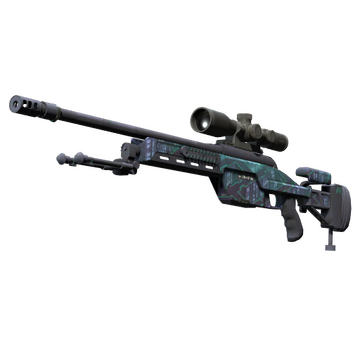 StatTrak™ SSG 08 | Mainframe 001 (Battle-Scarred)