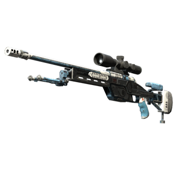 StatTrak™ SSG 08 | Ghost Crusader (Well-Worn)