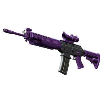 StatTrak™ SG 553 | Ultraviolet (Minimal Wear)